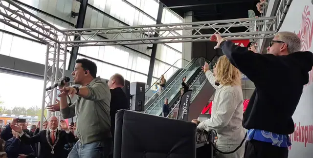 Kris Kross Amsterdam, Jan Smit en Frans Bauer op het podium