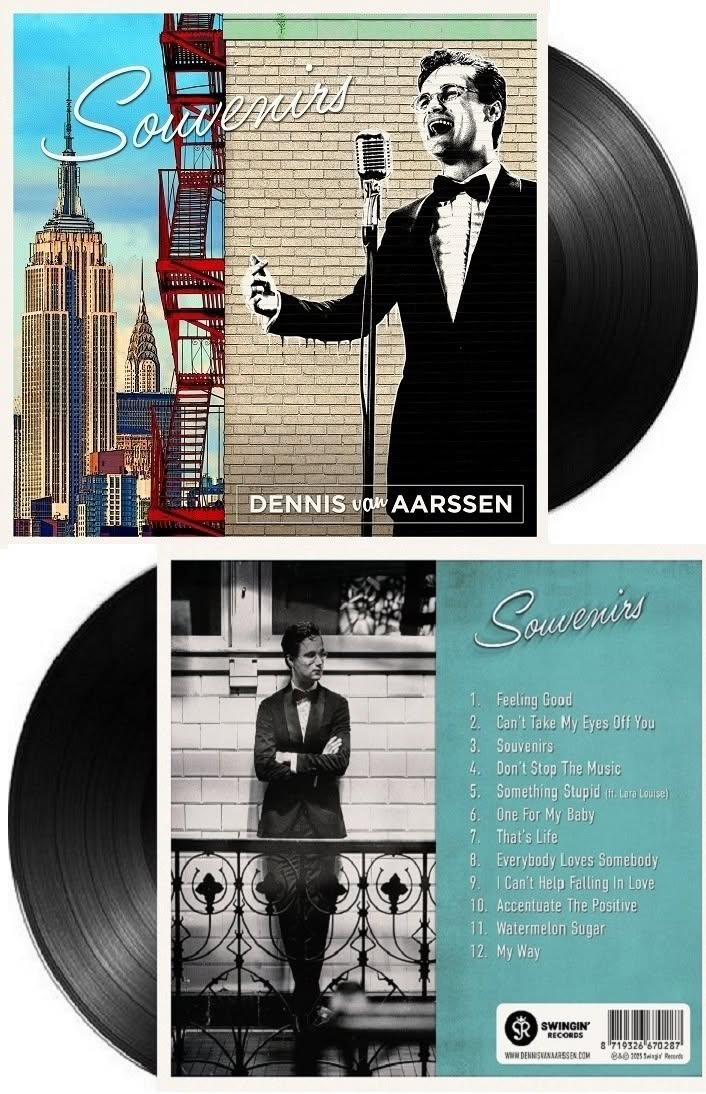 Dennis van Aarssen – Souvenirs op vinyl, voor- en achterkant
